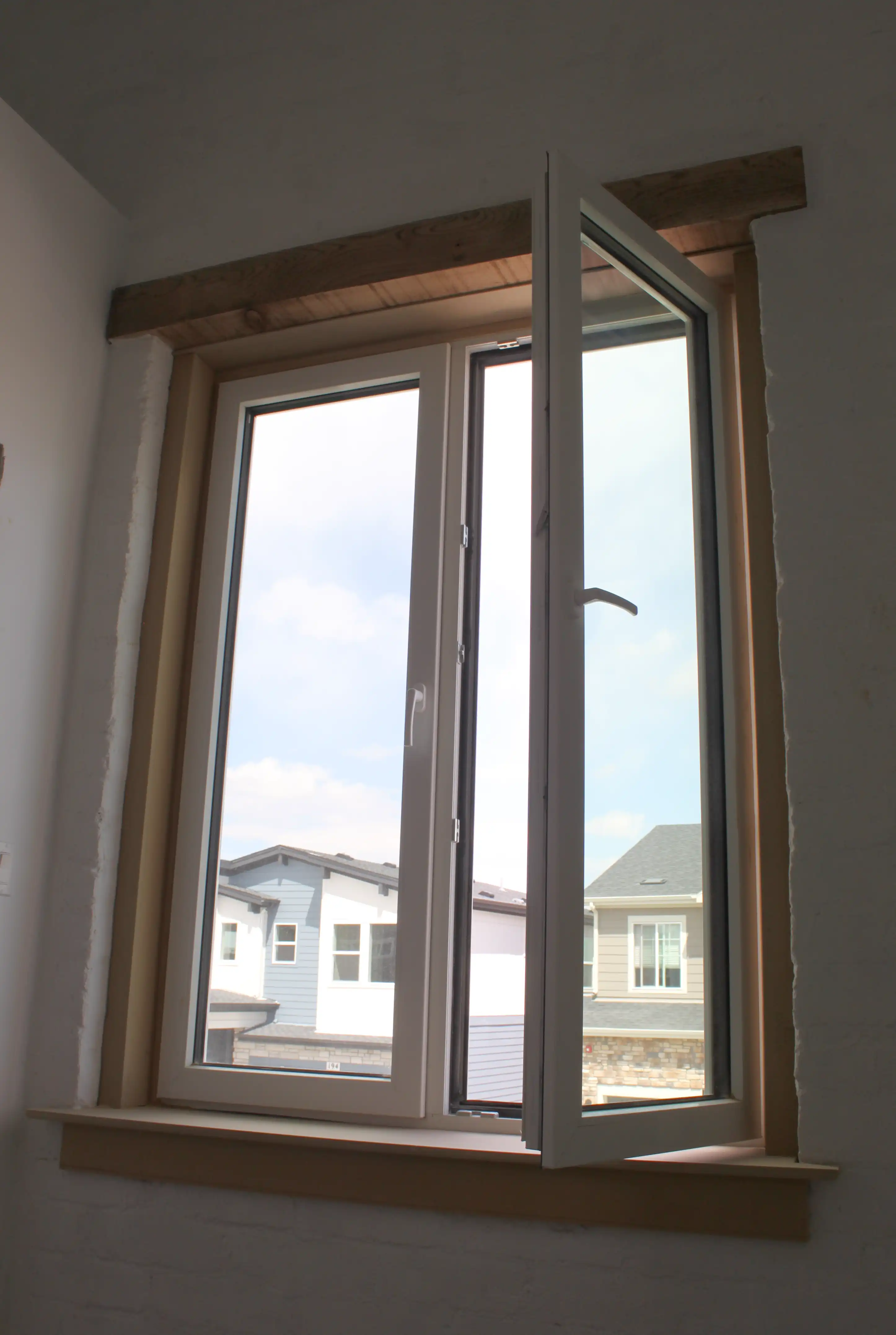 Wood Lintel Window