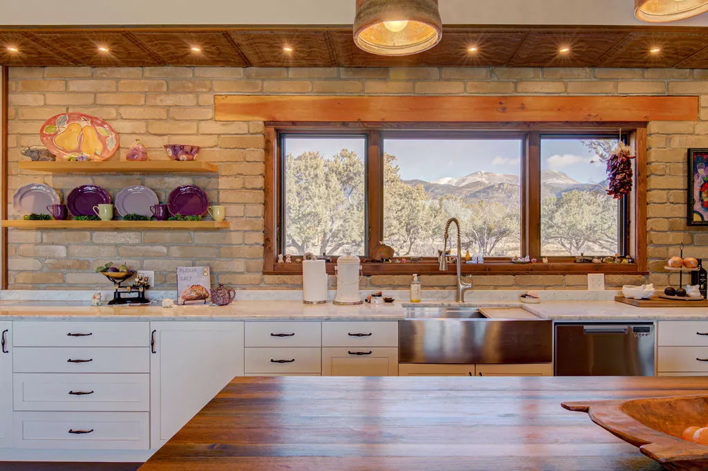 earth block kitchen