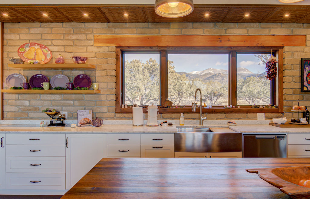 earth block window lintel