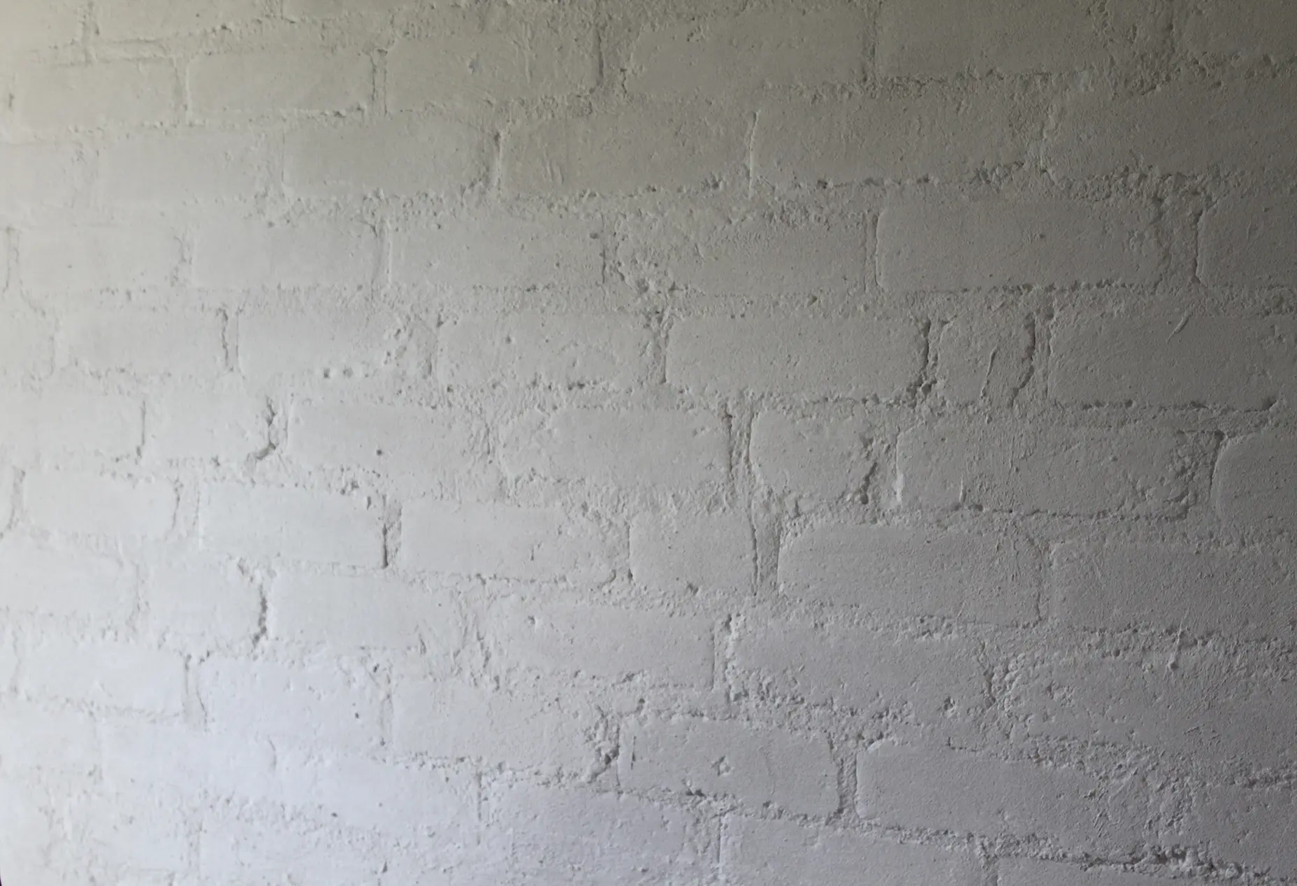 Lime Washed Earth Block Wall