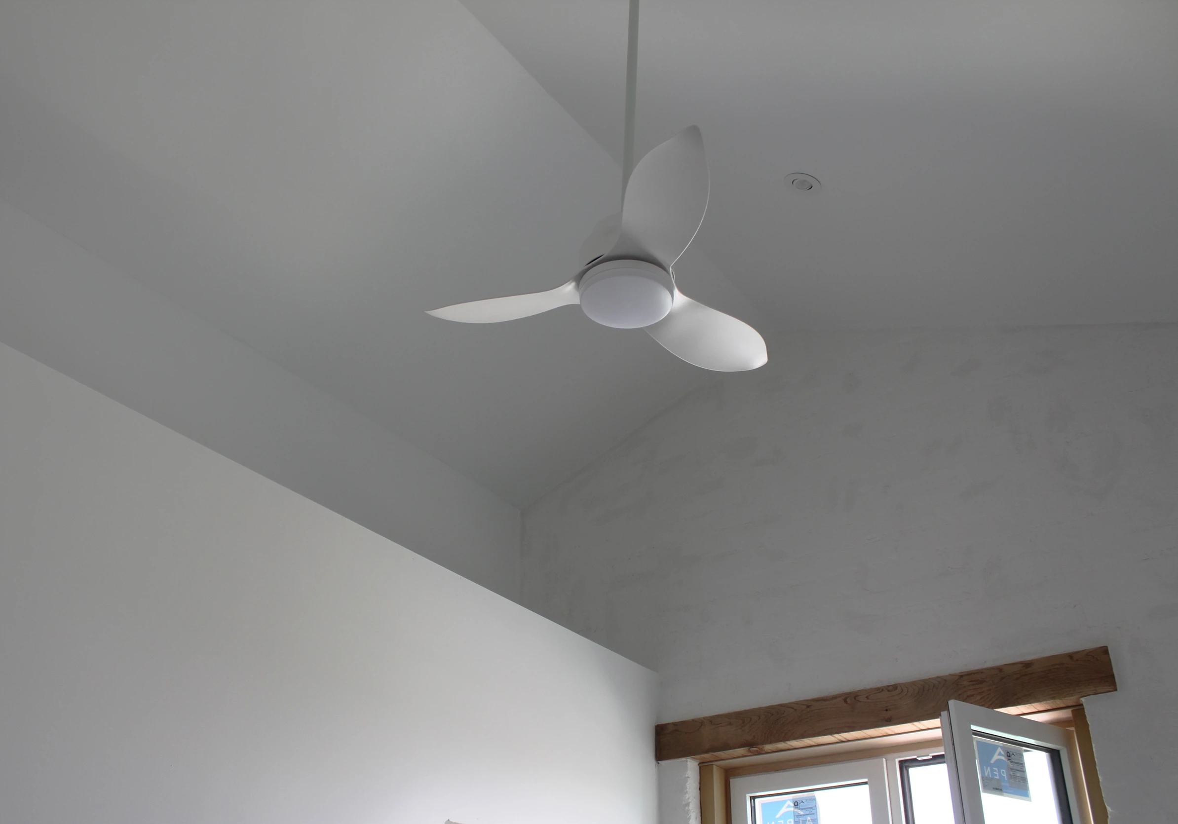 Wood Lintel and Vaulted Ceiling